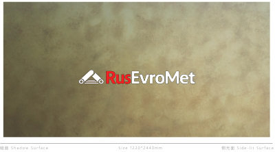 Декоративная нержавеющая сталь  Vintage Moire red gold
