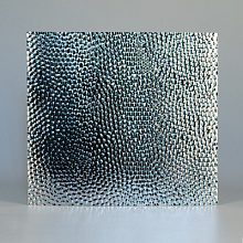 Декоративная нержавеющая сталь  3D Mirror Honeycombs Silver Small  А