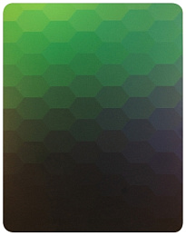 Декоративная нержавеющая сталь Gradient Green Honeycombs