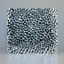 Декоративная нержавеющая сталь  3D Mirror Dragon skin Silver Middle