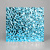 Декоративная нержавеющая сталь  3D Mirror Water Ripple Small Blue